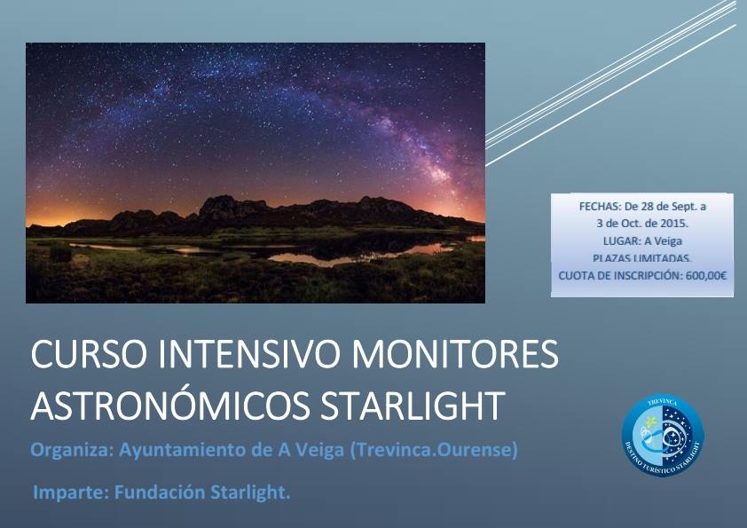 La Fundación Starlight imparte un curso de monitor astronómico en A Veiga