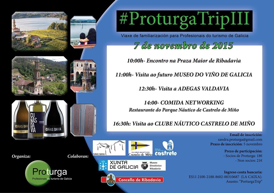 A terceira edición do ProturgaTrip viaxa ata a comarca do Ribeiro