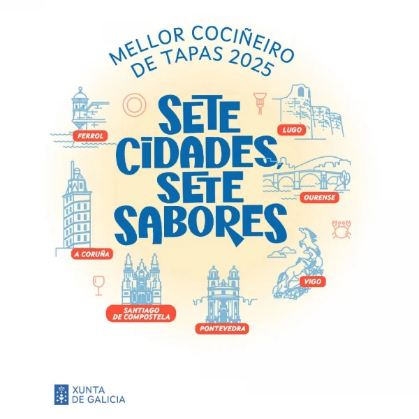 [:es]‘Siete ciudades, siete sabores’ pone en valor el turismo urbano a través de la gastronomía gallega‘Sete cidades, sete sabores’ pon en valor o turismo urbano a través da gastronomía galega'Seven Cities, Seven Flavors' Highlights Urban Tourism Through Galician Gastronomy